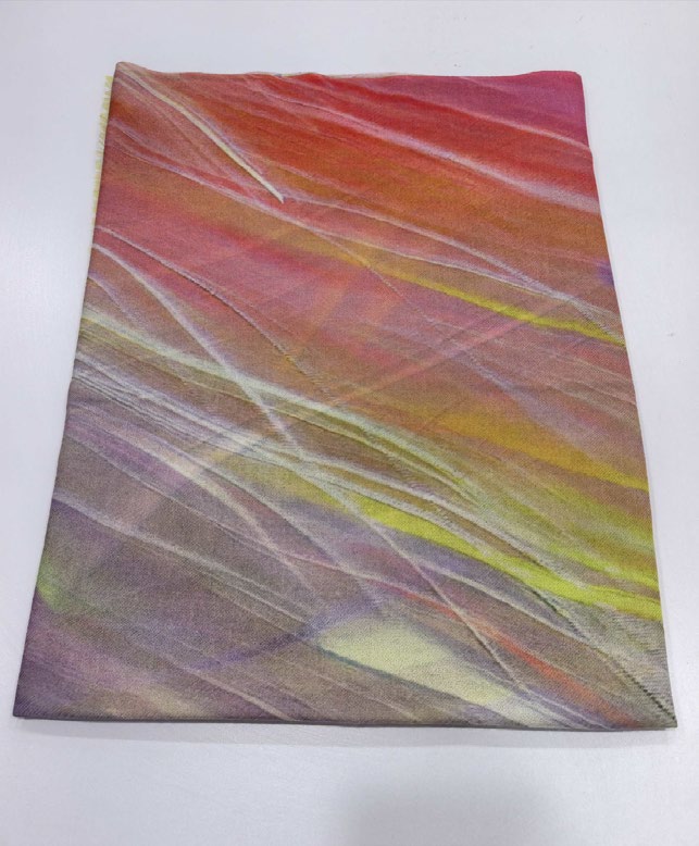 流光藝境羊絨圍巾實拍