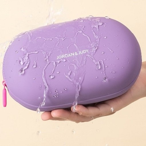 Silicone Travel Makeup Bag | Waterproof Toiletry Bag | Silicone Cosmetic Bags for Women